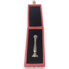 Antique Silver Wax Stamp Rose Quartz  Incredible