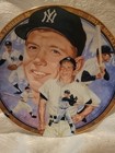 Vintage New Legendary Mickey Mantle Yankees Baseball Plate Hamilton Collection