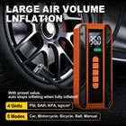 Portable Air Pump Tire Inflator Air Compressor For Car Tires Cordless 150psi