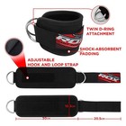 Rdx Ankle Strap For Cable Machine     Double D-ring Cuff For Gym   Fitness