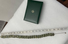 J c  Walsh   Sons Connemara Irish Green Marble Sterling Silver Clasp Necklace