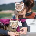 Clear Cat Muzzle Anti-bite Grooming Cover Portable Head Hood Cover Breathable 