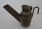 Antique Tin Teapot Oil Wick Coal Miners Cap Lamp Grier Bros   Pittsburgh Pa 