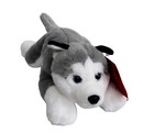 Fao Schwarz Husky Lying Stuffed Animal Plush Adopt A Pets 14  Nwt
