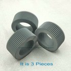 3pcs Rubber Roller Pickup 011-11821 Fit For Riso Riso Rv Rz Ev Ez Mv Mz Ra Rc 