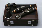 A Key Clarinet Ebonite Wood Nickel Plated Keys 2 Barrels Case Mouthpiece Reed 
