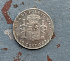 Coin 40 Centavos 1896 Puerto Rico