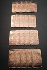20 Pack - 1 Oz Walking Liberty Copper Bars  999 Fine Copper Avdp Oz