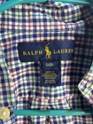 Ralph Lauren Boys S  8  Multicolor Plaid Long Sleeve Cotton Button-down Shirt