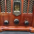 7-4100ja General Electric Wood Cathedral 1932 Replica Am fm Radio Vintage Works