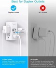 5 Outlet Extender Surge Protector Multi Plug Wall Adapter Usb Charger Ports With