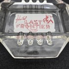 Vintage Hotel Last Frontier Las Vegas Nevada Clear Glass Safex Ashtray 