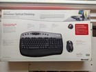 Microsoft Wireless Optical Desktop Keyboard Black Mouse 1008 Usb Ps 2