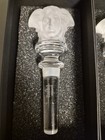 Versace Rosenthal Wine Bottle Stopper Medusa Lumiere Collection Clear Frosted