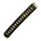 Tsuka Moon   Pine Japanese Antique Sword Fitting Samurai Menuki Fuchi Kashira