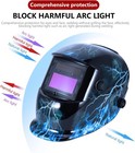 2x Pro Solar Auto Darkening Welding Helmet Arc Tig Mig Mask Grinding Welder Mask