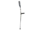 Mpm Forearm Aluminum Crutches  1 Pair   Adjustable With Handle Pad  For Adults
