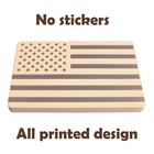 Snuscard Usa Flag Brown Slim Snus Holder Card Size Wallet Case Concealer Pouch