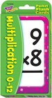 Multiplication 0-12 Pocket Flash Cards  Great For Skill Building And  Prep  5   