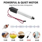 Dc 12v Small Mini Micro Linear Actuator 1 2  2  3  4  Stroke Fast Speed 6inch  s