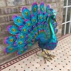 Peacock Statue Garden Decor Metal Peacock Yard Art Lawn Decor Outdoor sculpture 