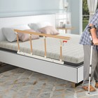 Foldable Bed Rails For Elderly Medical Hospital Side Wooden Adults Guard Rail