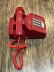 Cortelco Red Phone 250044-mba-27m Desk Corded Telephone Volume Retro Emergency