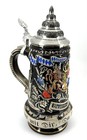 King Bayern-bavaria German Lidded Beer Stein 0 5l Munich Neuschwanstein Germany