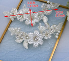 2 Pcs Luxurious Flower Pearl Wedding Shoe Clips Bridal High Heels Buckle Charms