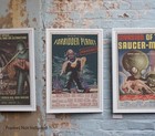Ufo Flying Saucer Alien Vintage Movie Reprint Posters - Set Of Five  5  C  1950