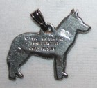 Siberian Husky Dog Harris Fine Pewter Pendant Usa Made