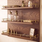 8 Pcs Railing Bracket Spindles For Shelves With 3 Pcs 15   Rods And 8 Screws    