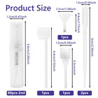 60pcs Spray Bottles 2ml Small Spray Bottle Mini Empty Plastic Perfume Bottle