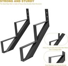 2 Pack Stair Riser Step Stair Stringer Metal Stair Step Riser For Outdoor 2 Step