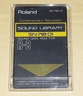 Roland Sn-r8-01 Contemporary Percussion Rom Card For R8 R-8 Mk    W box Used Japan