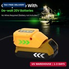 Underwater Green Fishing Light Compatible With De-walt 20v Battery  Led Green Li