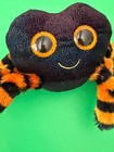 Nwt Ty Beanie Boos - Cobb The Halloween Spider  Glitter Eyes Stuffed Animal Gift