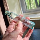 Antique Open Pontil Aqua Hand-blown Medicine Bottle   Vial