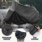 Universal Motorcycle Cover Waterproof Uv Dustproof Scooter Bike Reflective Strip