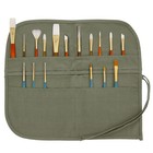 24 Slot Canvas Art Paint Brush Holder   Storage Organizer Roll-up Case  Pencils