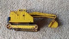 Vintage Nylint  1310 Backhoe   Excavator 1960 s Yellow  Hand Crank Operation