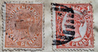 Queensland Up 1868    Lot Of 7 Stamps