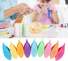 9 Pcs Colorful Plastic Tatting Shuttle For Lace Diy Hand Lacemaking Craft Tool H