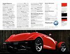 2000 Plymouth Prowler Fold-out Style Dealer Sales Brochure - Mint 