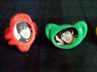 The Beatles Set Of 4 1964 Rings Full Set Different Colours Via Vending Machines