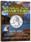 2 Whitman 2879 National Park Quarters Collector Coin Folders P d Mint 2010-2021