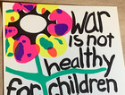 War Is Not Healthy Vintage 1970 s Blacklight Mini Poster By Don Morgan 9 x 16 