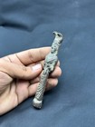 Genuine Ancient Near Eastern Old Bronze Statue Women Circa 1200