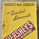 Vintage 1950s Hershey s Milk Chocolate Bar With Almonds Display Box