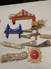 Thomas Wooden Train Track Lot Bridges Turntable Brio Compatible